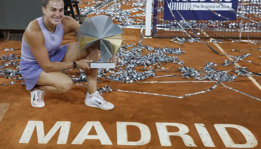 Aryna Sabalenka ya había ganado el título en Madrid en 2021 y 2023.