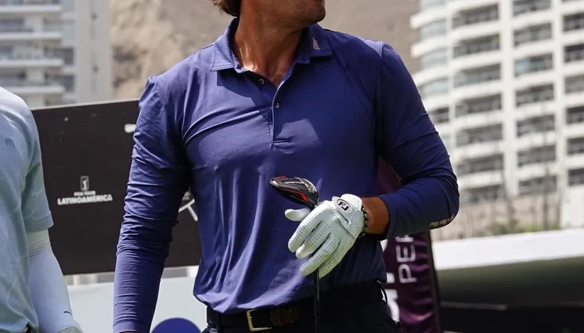 Ricardo 'Pipo' Celia, golfista barranquillero. 