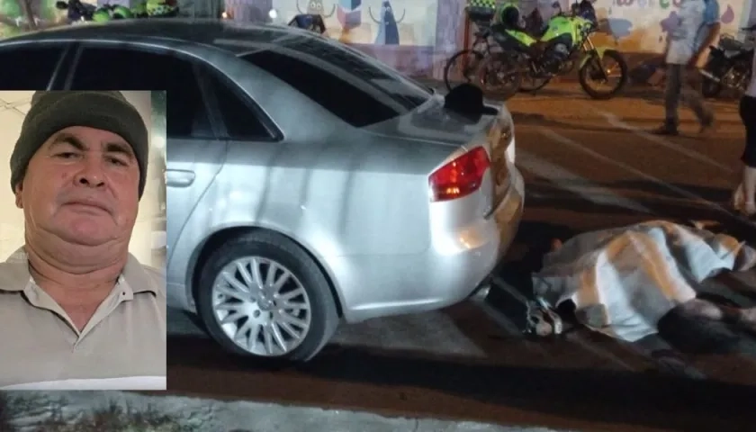 Víctima de accidente vial.