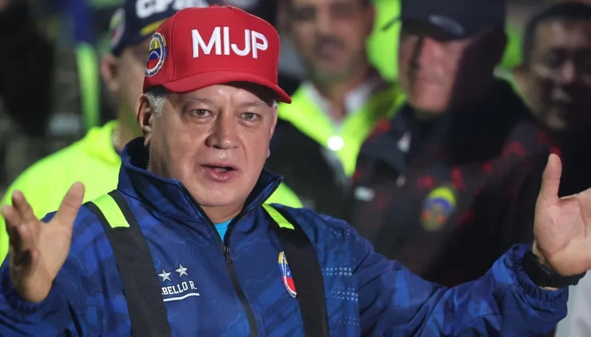 Diosdado Cabello, Ministro de Interior y Justicia de Venezuela.