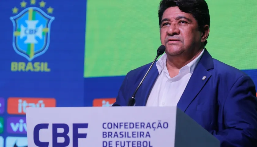 Ednaldo Rodrigues, presidente de la Confederación Brasileña de Fútbol. 