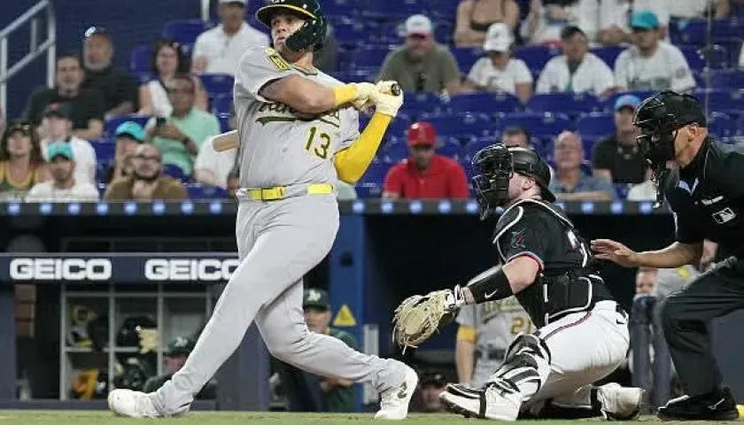 Gio Urshela batea para .244 en esta temporada con los Atléticos. 