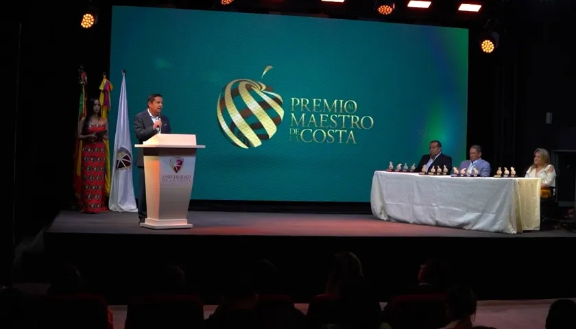 Fotografía de una edición del ‘Premio al Maestro de la Costa’. 