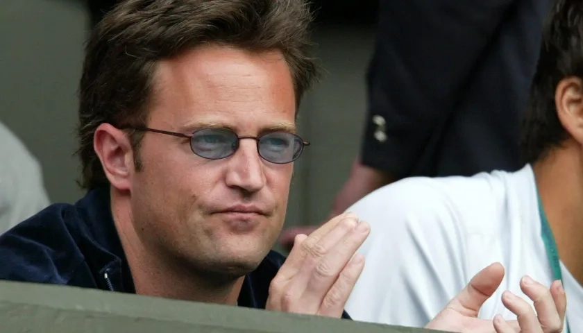 El actor estadounidense Matthew Perry. 
