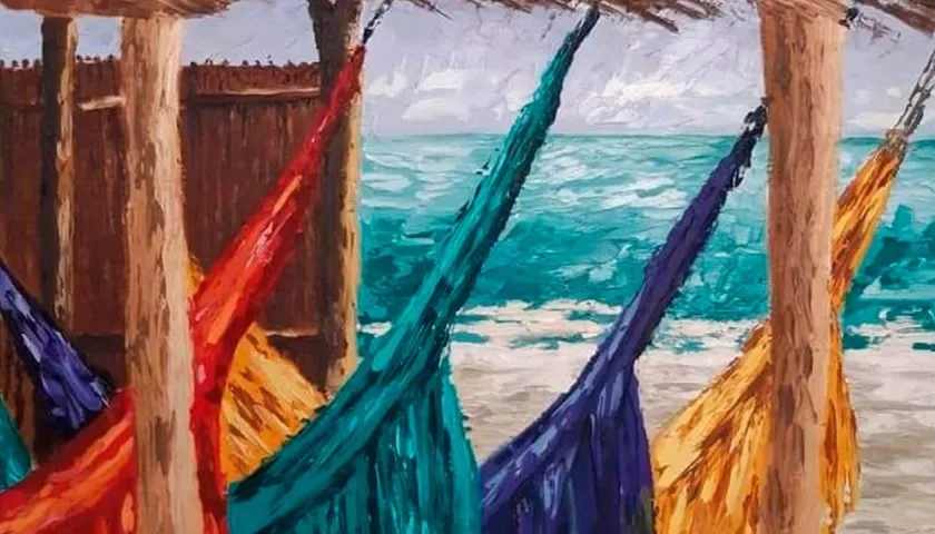 Algunos cuadros que estarán en la exposición.