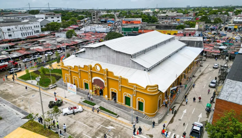 Mercado de granos en Barranquilla.