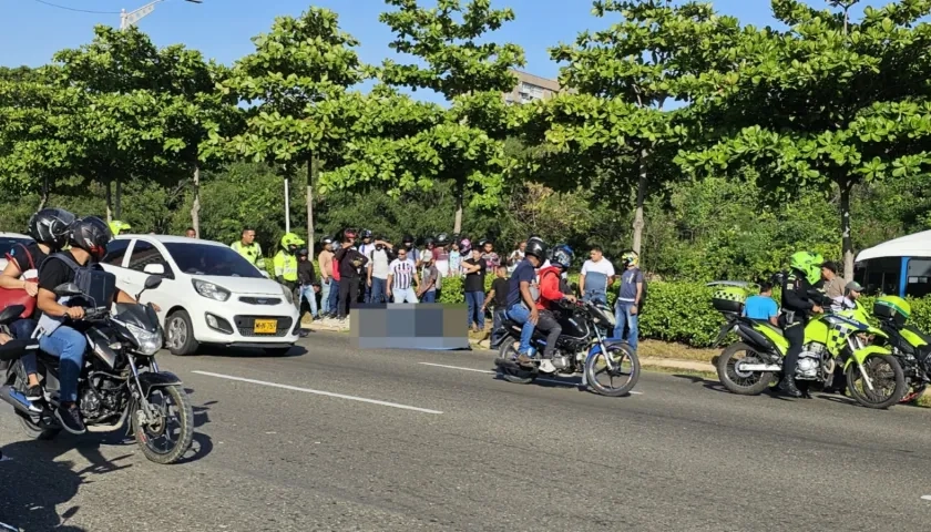 Accidente en La Circunvalar. 