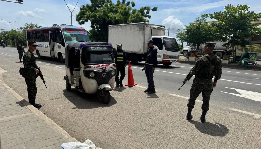 Operativos permanentes en Malambo.