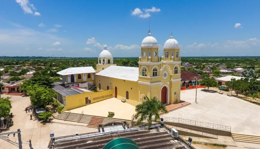 Imagen aérea del municipio de Manatí.