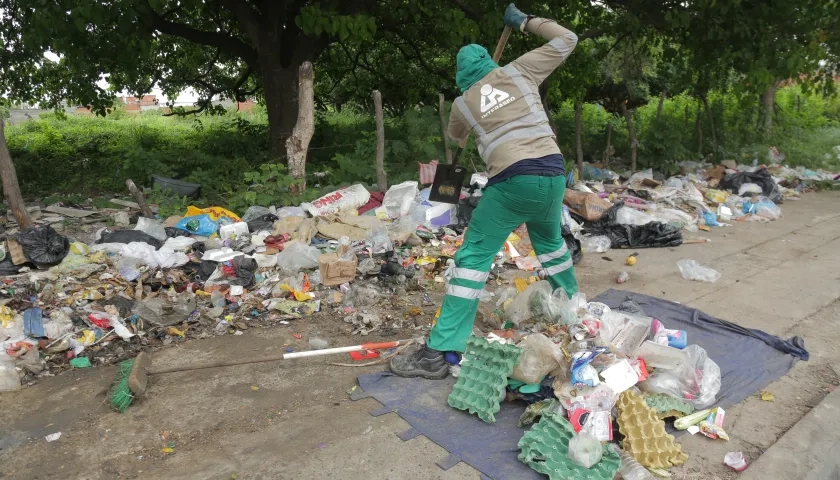 Crisis en la recolección de basuras en Malambo.
