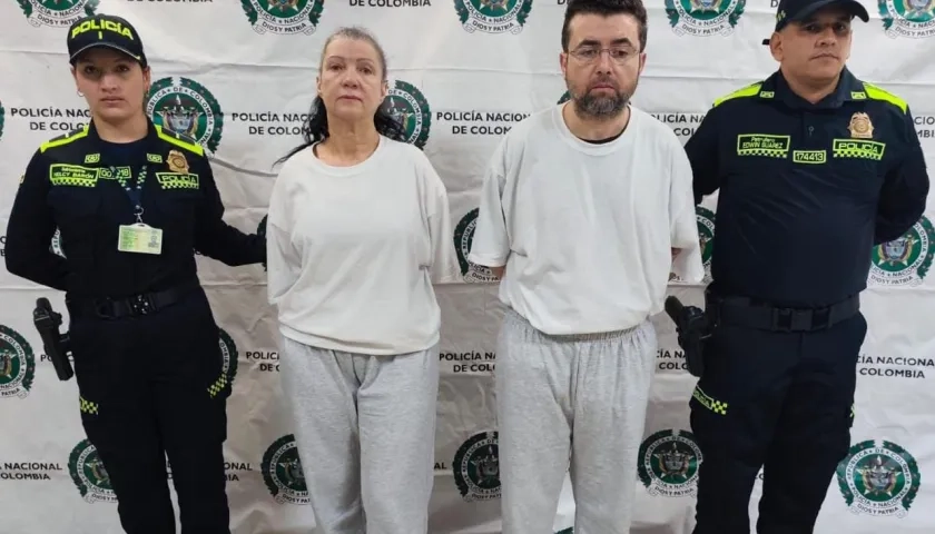 Se encontraban en los EE. UU. desde hace varios años como prófugos de la justicia colombiana.