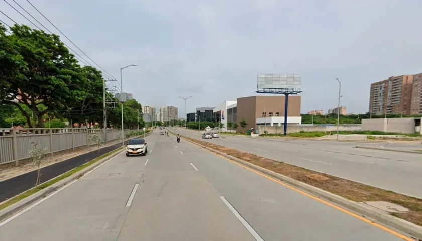 Aspecto del Corredor Universitario. 