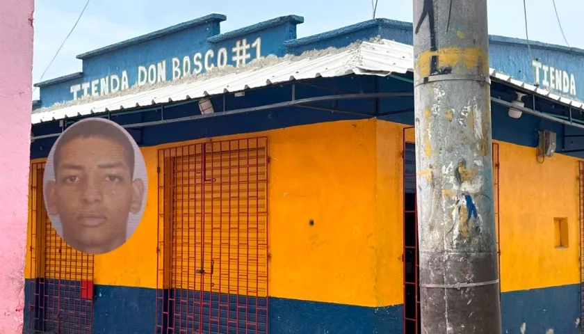 Tienda donde se registró el crimen. 