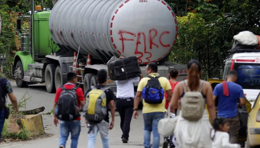 Desplazamientos en la Vereda Santa Rosa, en Catatumbo.