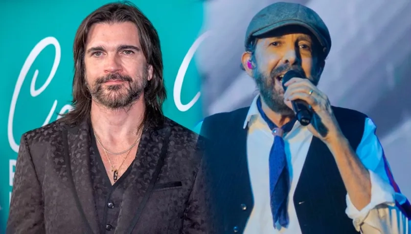 Juanes y Juan Luis Guerra.