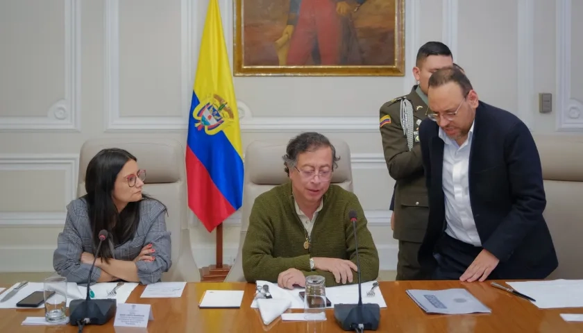 El Presidente Gustavo Petro. 