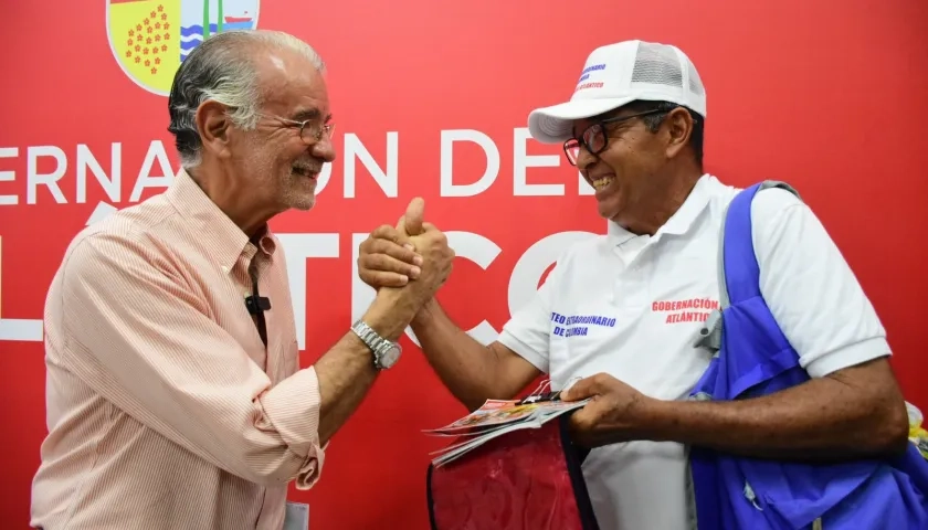 El Gobernador del Atlántico, Eduardo Verano.