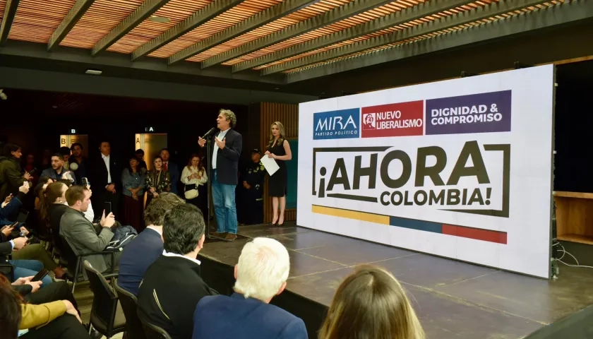 Lanzamiento de la coalición Ahora Colombia.