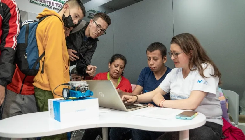 Beneficiarios de la Fundación Telefónica Movistar. 