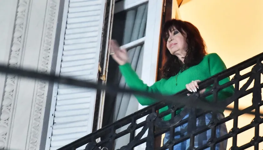 La expresidenta argentina Cristina Fernández. 