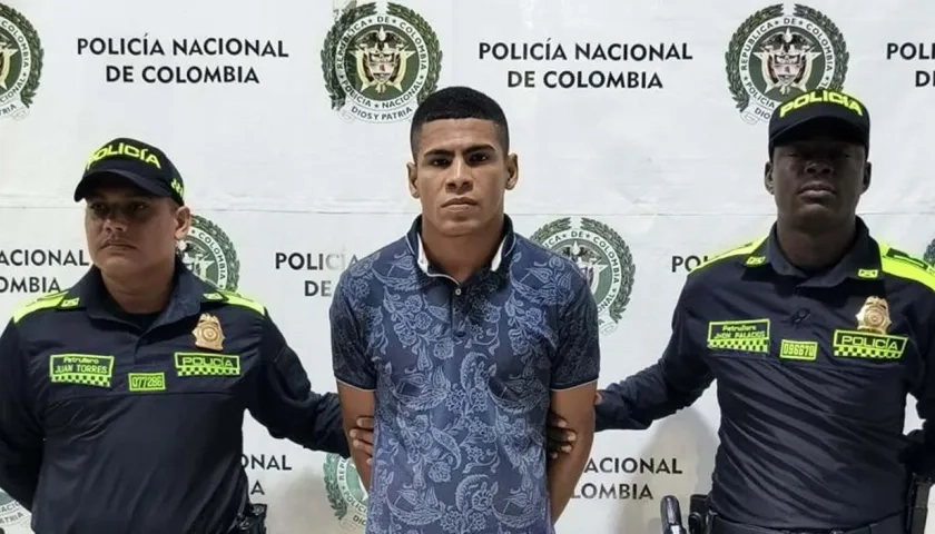 Larry Ángel Jiménez Furnieles, el capturado.