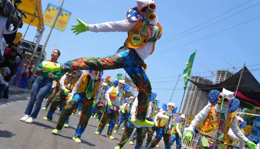 Las Marimondas de Barrio Abajo estarán con todas sus 'piruetas' en Montería. 