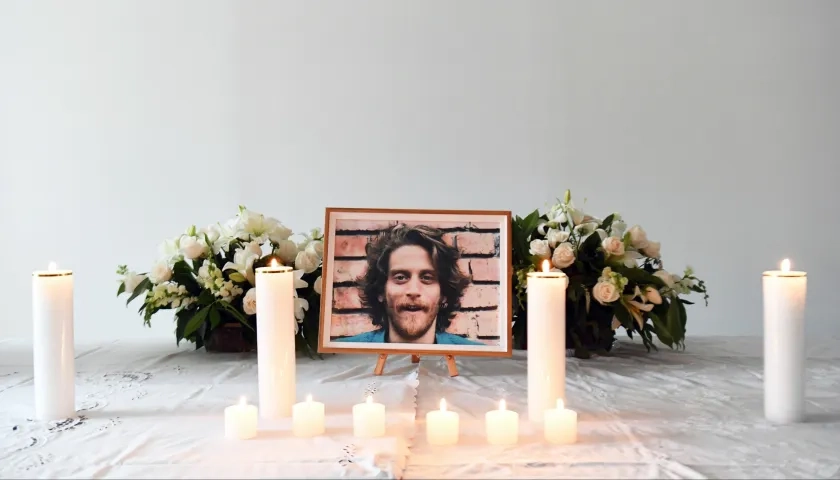 Homenaje a Mario Paciolla por parte de la Misión de Verificación de la ONU en Colombia. 