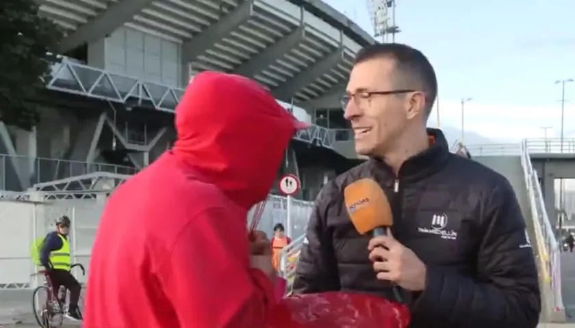 Agresión a periodista de Telemedellín.