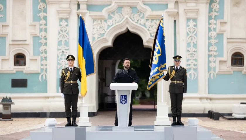Presidente de Ucrania, Volodímir Zelenski.