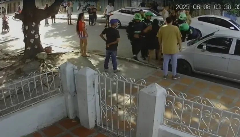 Procedimiento policial en Las Nieves. 