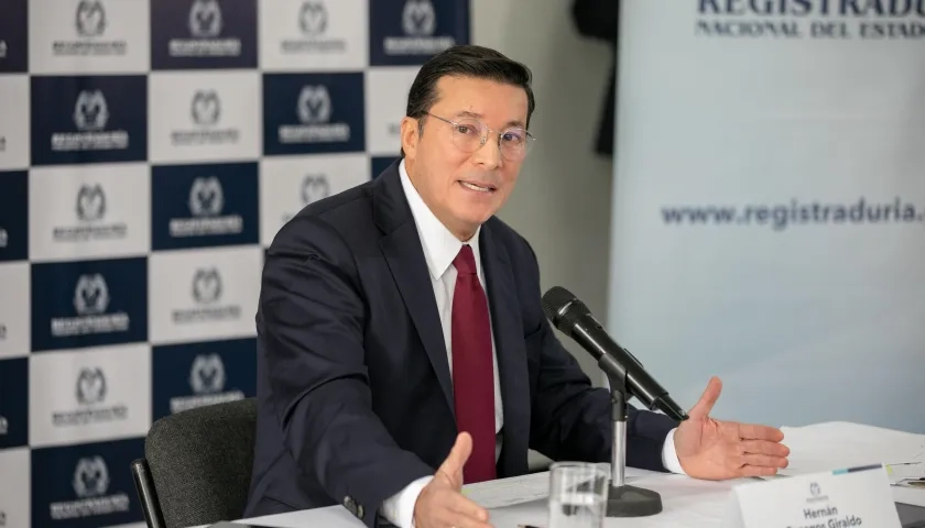 Registrador nacional Hernán Penagos