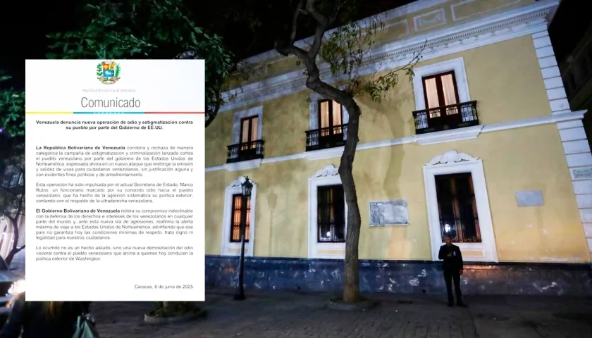 Sede de la Cancillería de Venezuela en Caracas.