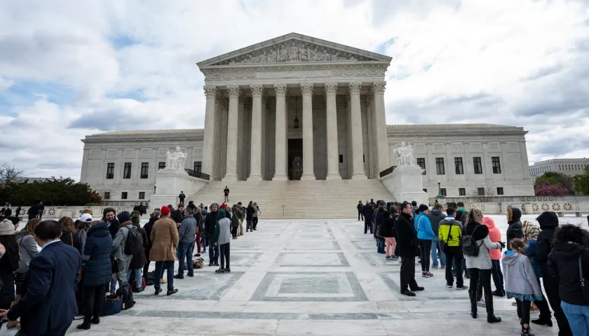Tribunal Supremo en Washington, Estados Unidos.