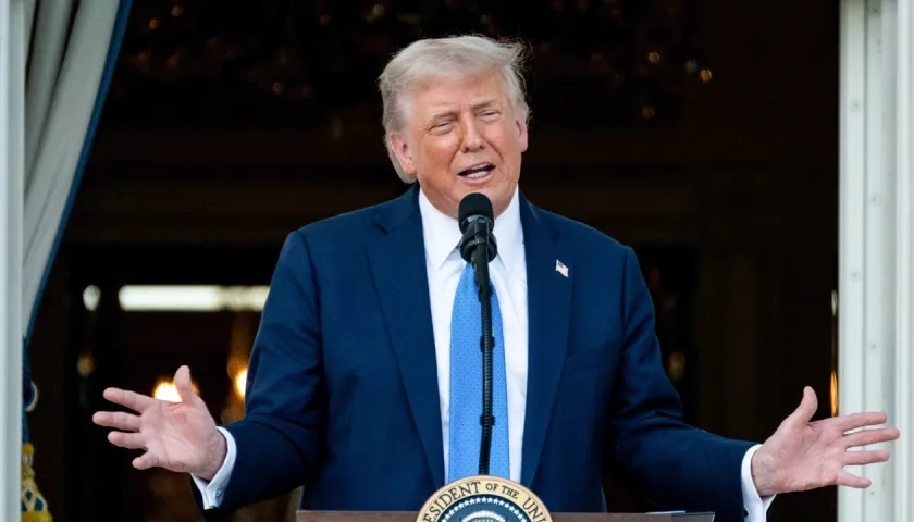 El presidente de Estados Unidos, Donald Trump.