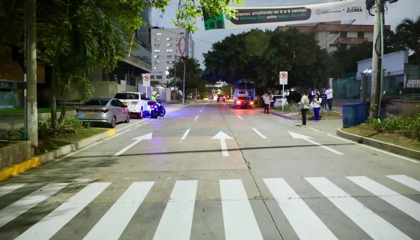 Carrera 49C entre calles 76 y 88.