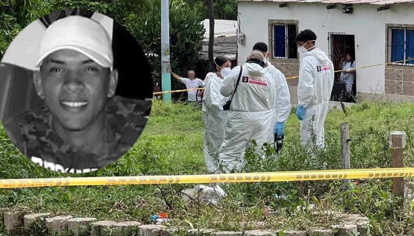 Yesid Andrés Cabrera Ortega y el lugar donde hallaron su cabeza.