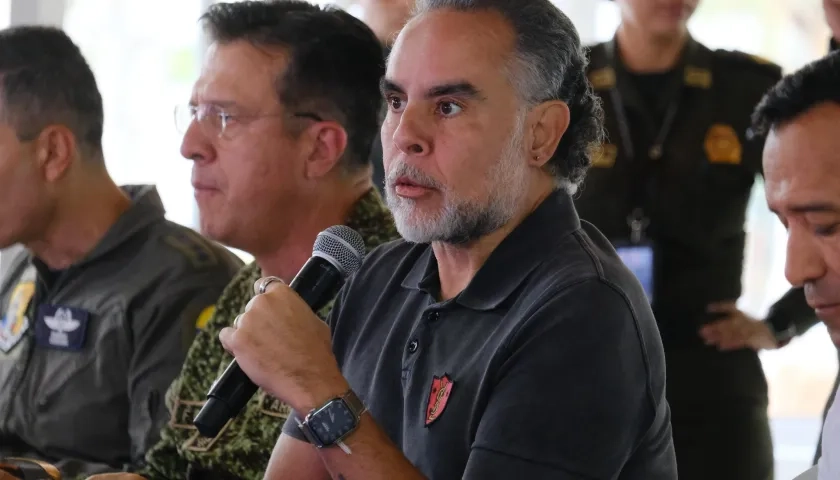 Armando Benedetti, ministro del Interior. 