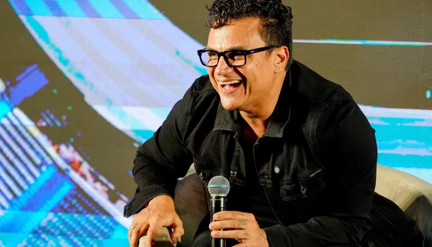 Silvestre Dangond, cantante vallenato. 