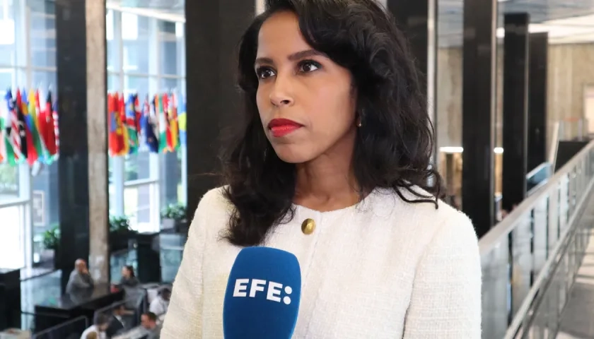 Mignon Houston, viceportavoz del Departamento de Estado de Estados Unidos.