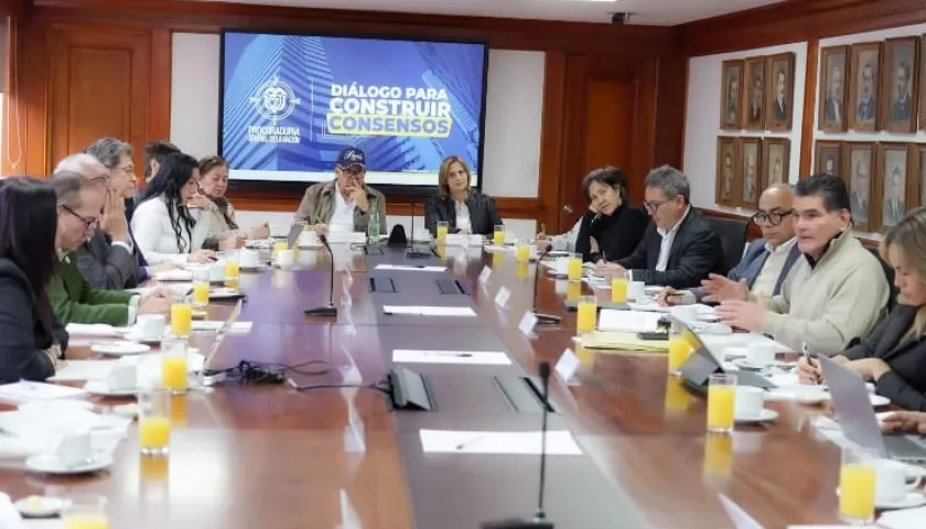 El Procurador General de la Nación, Gregorio Eljach Pacheco, instaló este viernes la mesa técnica permanente.