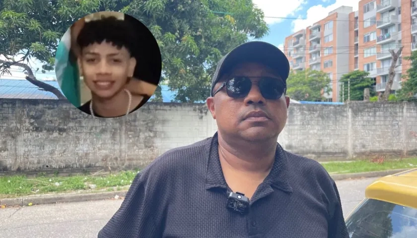 Edinson Colón, papa de Haner David Colón, asesinado en el barrio Galán. 