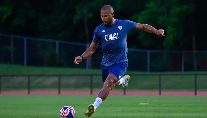 Salomón Rondón, delantero venezolano del Pachuca de México.