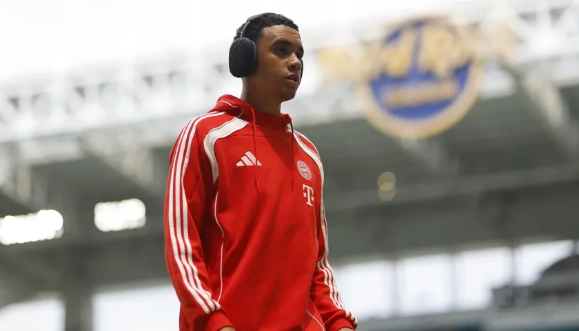 Jamal Musiala, mediocampista del Bayern Múnich.