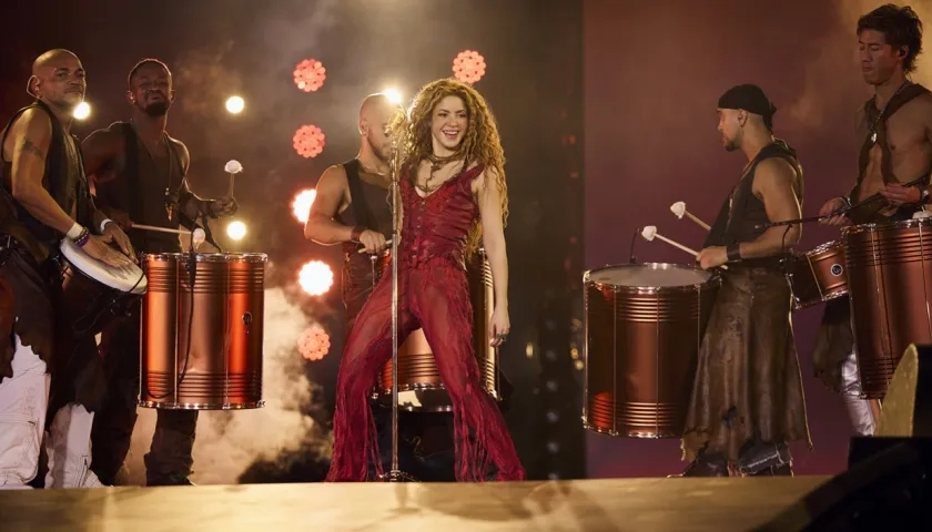 Shakira ya llenado varios escenarios en el mundo con su gira. 