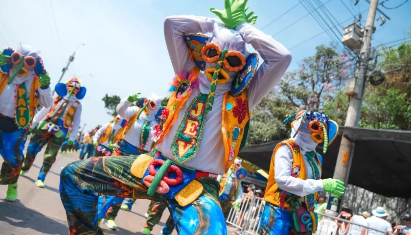 Las marimondas de Barrio Abajo estarán durante el Desfile de Carrozas y Comparsas en Cúcuta. 
