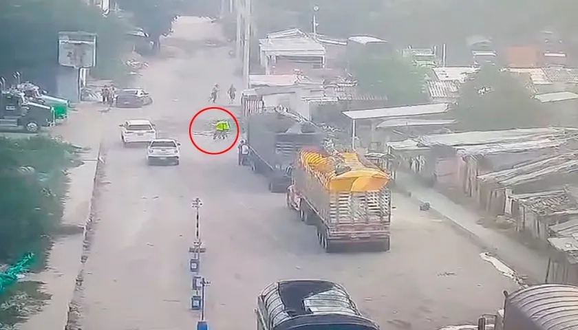  Momento del atentado contra el gerente de Riverport.