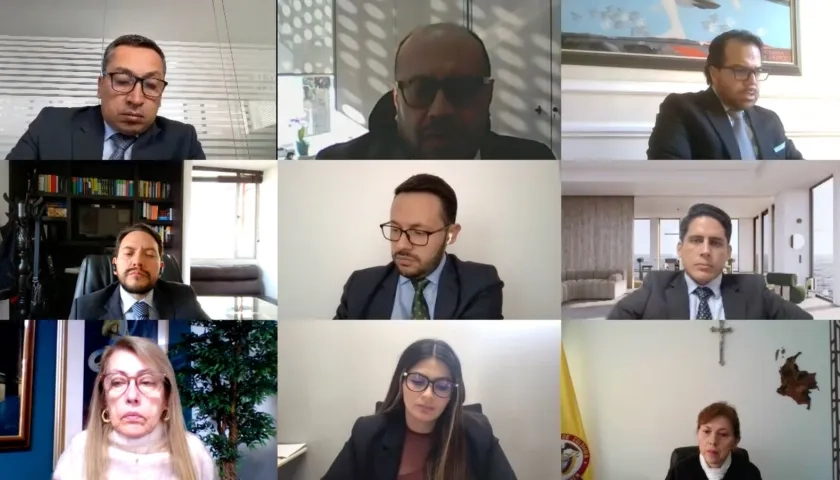 Audiencia contra Andrés Peñate.