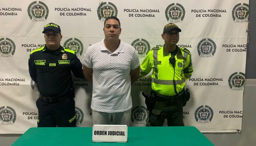 Edwin Cataño Guevara, bombero señalado de causarle la muerte a Juan David Ucrós.