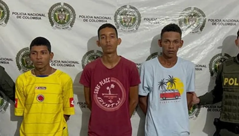 Capturados por homicidios en Fundación. 