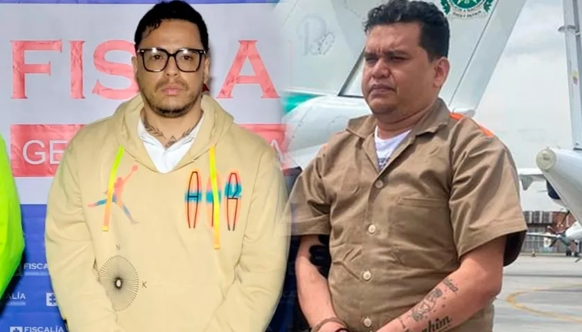 Jorge Eliécer Díaz Collazos, alias 'Castor'; y Digno Palomino. 